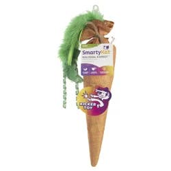 SmartyKat Kolossal Karrot Crinkle Catnip Kicker Cat Toy