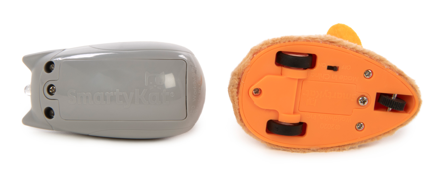 slide 4 of 5, SmartyKat Race 'N' Chase Remote Control Mouse Electronic Cat Toy, 1 ct