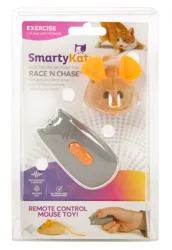 SmartyKat Race 'N' Chase Remote Control Mouse Electronic Cat Toy