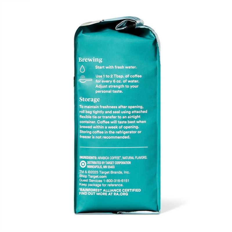 slide 2 of 4, Naturally Flavored Toasted Coconut Light Roast Ground Coffee - 12oz - Good & Gather™, 12 oz