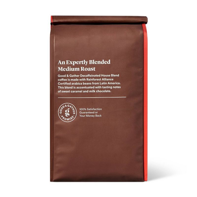 slide 3 of 4, House Blend Medium Roast Ground Coffee - Decaf - 12oz - Good & Gather™, 12 oz