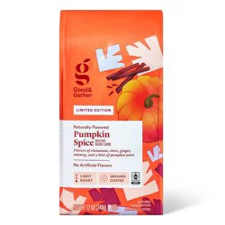 Naturally Flavored Pumpkin Spice with Other Natural Flavors Light Roast Ground Coffee - 12oz - Good & Gather™