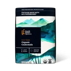 Signature Organic Guatemalan Light Roast Ground Coffee - 12oz - Good & Gather™