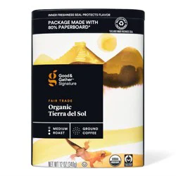 Signature Organic Tierra del Sol Medium Roast Ground Coffee - 12oz - Good & Gather™