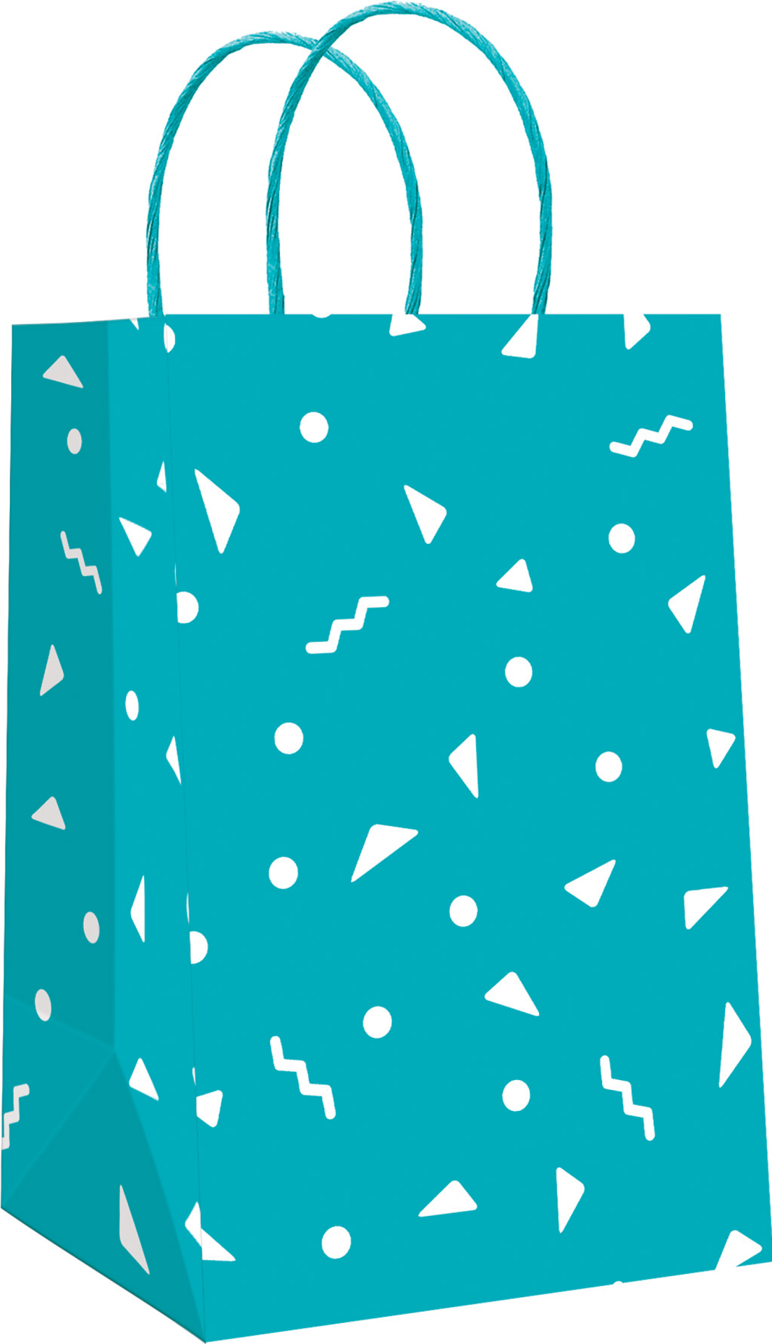 slide 2 of 4, Izzy B Jrcub Kraft Gift Bag Set, Celebrate, 8pk, 8 ct