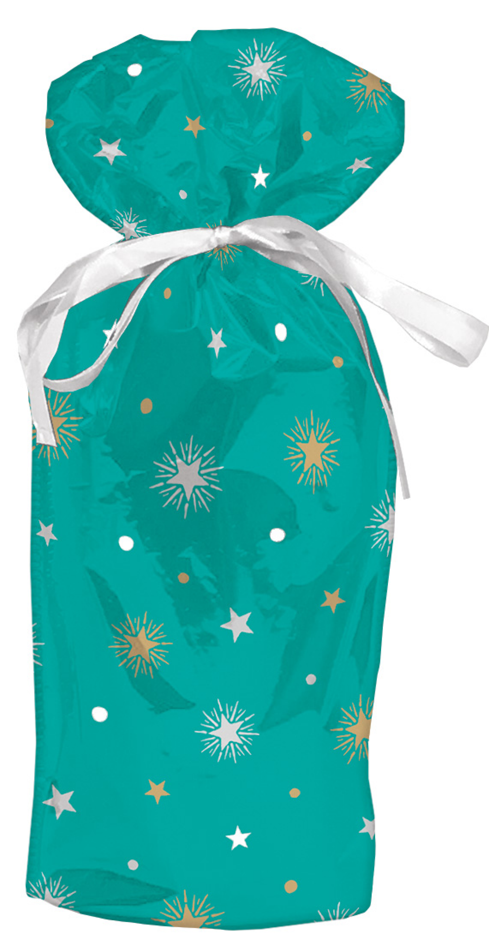 slide 2 of 3, Wiah Pull String Bottle Sacks, 3 ct