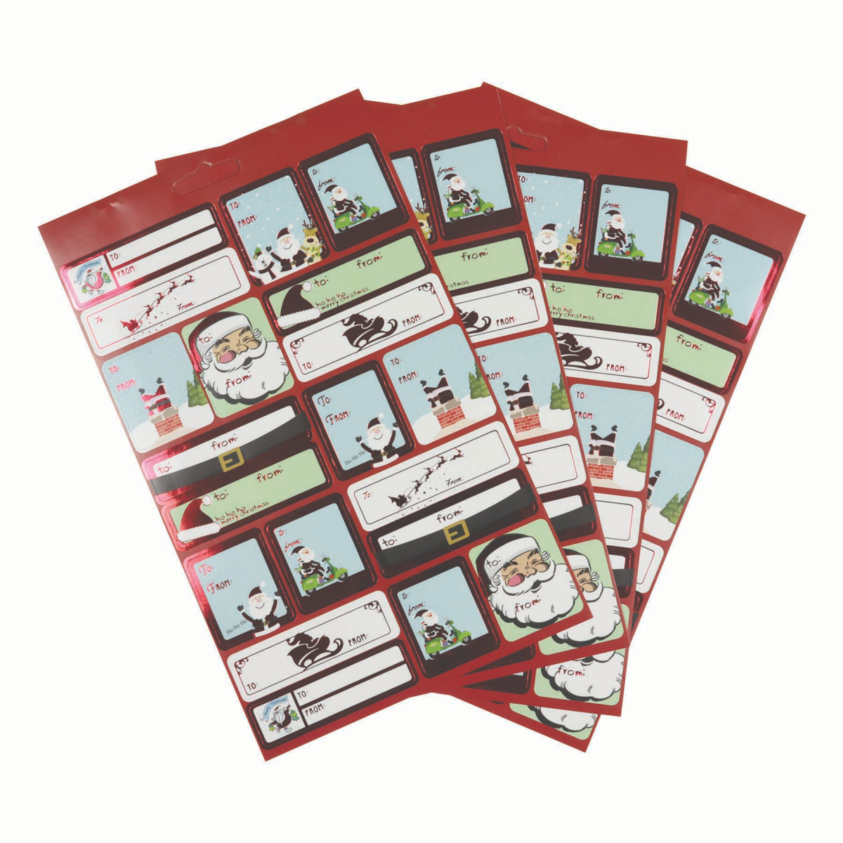 slide 25 of 25, Winter Hill Studios Foiled Peel and Stick Gift Tags, 80 Count, Assorted, 80 ct