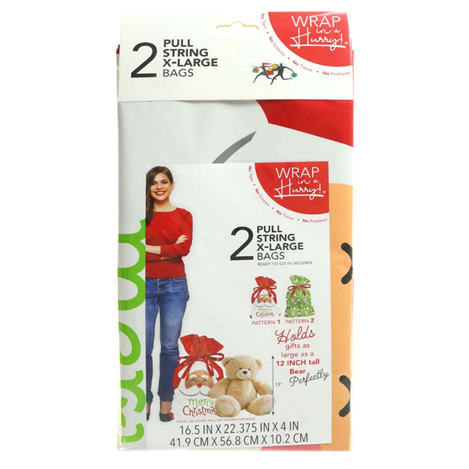 slide 1 of 4, Pull String X-Large Bags, 22 in