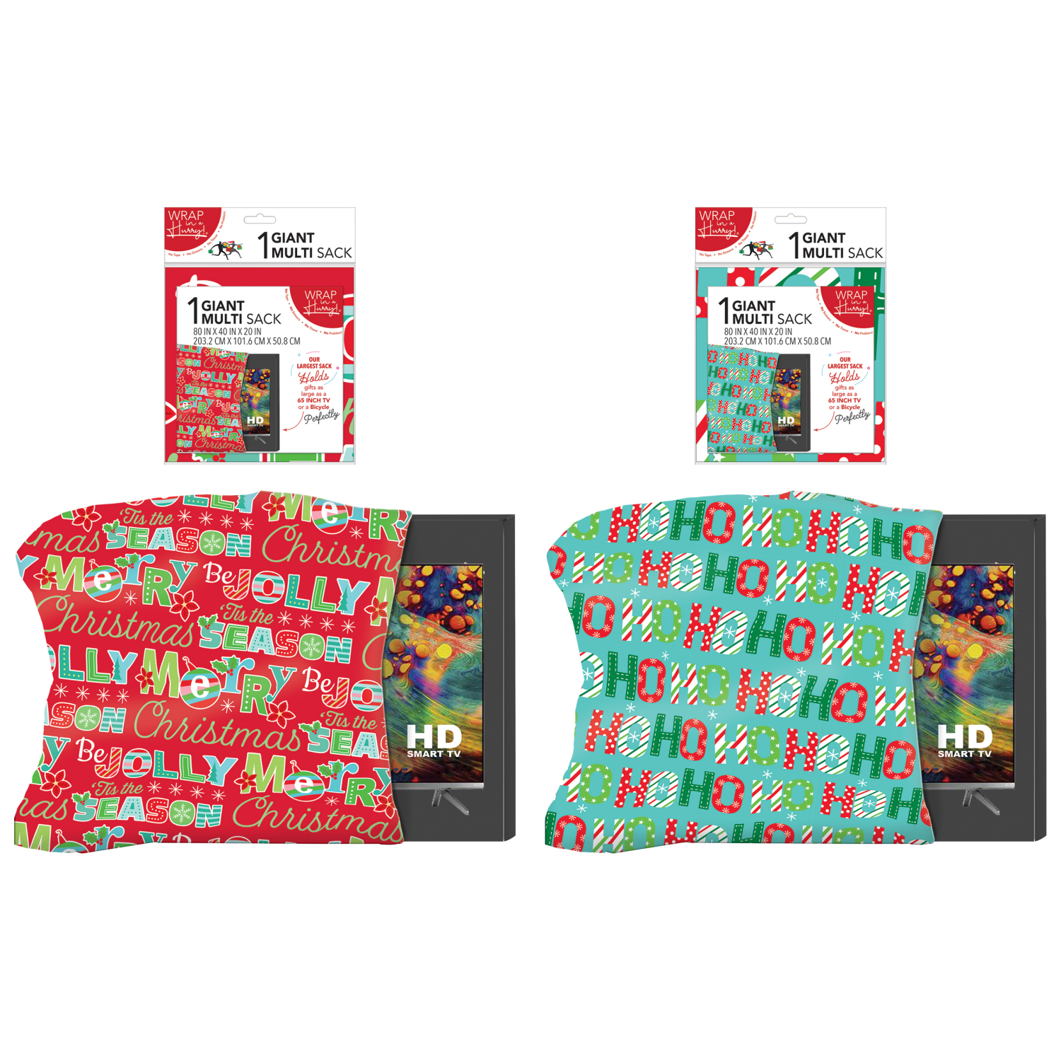 slide 1 of 6, Wrap-In-A-Hurry Giant Multipurpose Sack, 1 Count, 1 ct