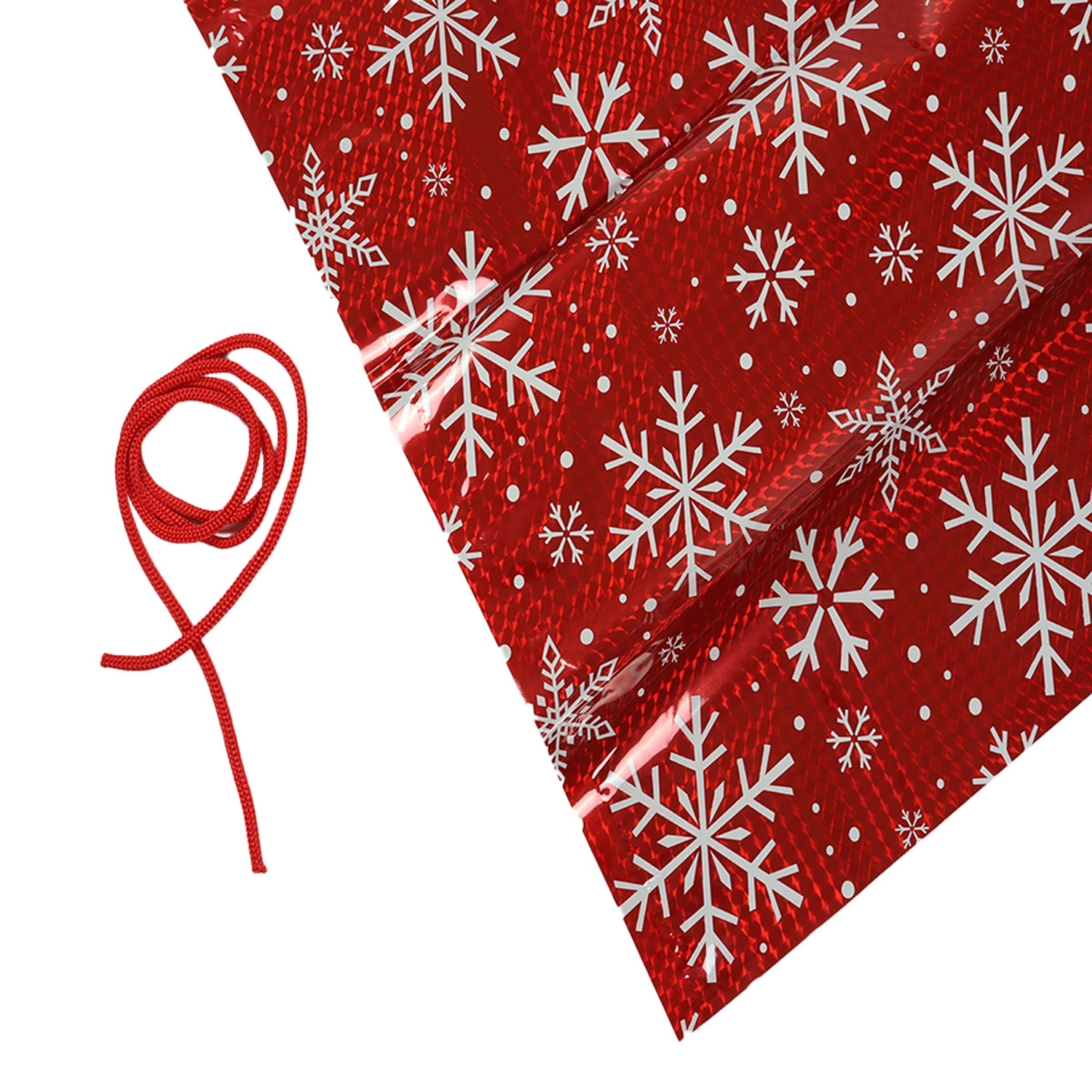 slide 3 of 7, Wrap-In-A-Hurry Jumbo Foil Prismatic Sack, 1 Count, 1 ct