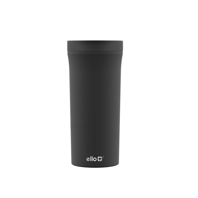 slide 1 of 4, Ello Arabica 14oz Vacuum Insulated Stainless Steel Travel Mug - Black, 14 oz