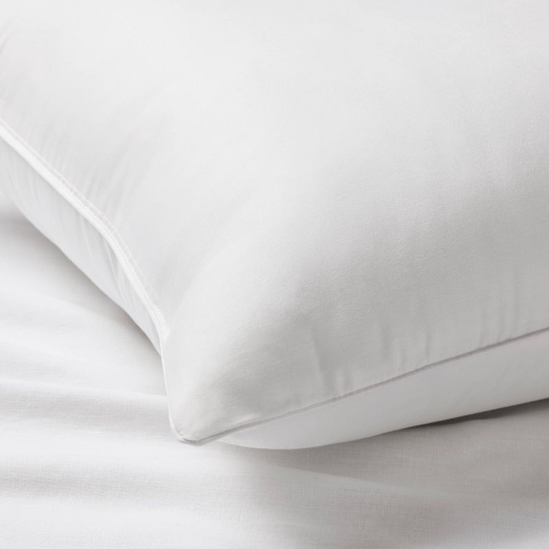 slide 3 of 6, Standard/Queen Machine Washable Firm Down Alternative Pillow - Casaluna™: Hypoallergenic, 300 Thread Count Cotton, 1 ct