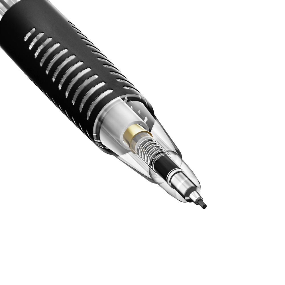slide 6 of 9, Paper Mate Clear Point Break Resistent #2 Mechanical Pencils with Eraser & Refill 0.7mm Black, 1 ct