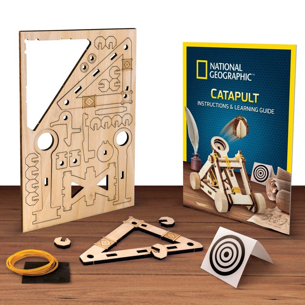 slide 3 of 5, National Geographic Da Vinci's Inventions Catapult Science Kit, 1 ct
