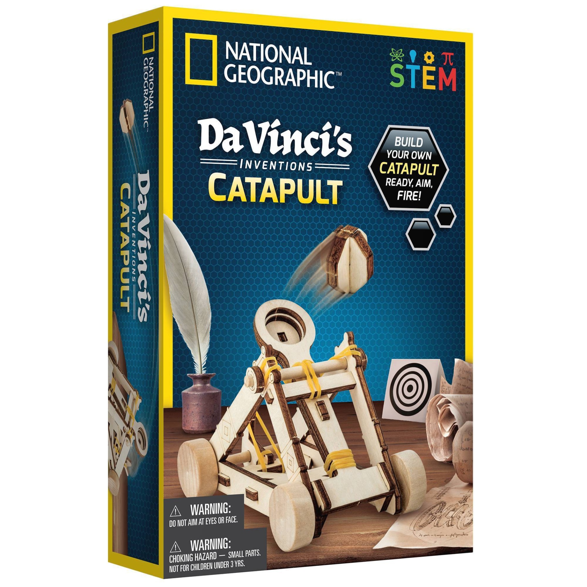 slide 1 of 5, National Geographic Da Vinci's Inventions Catapult Science Kit, 1 ct