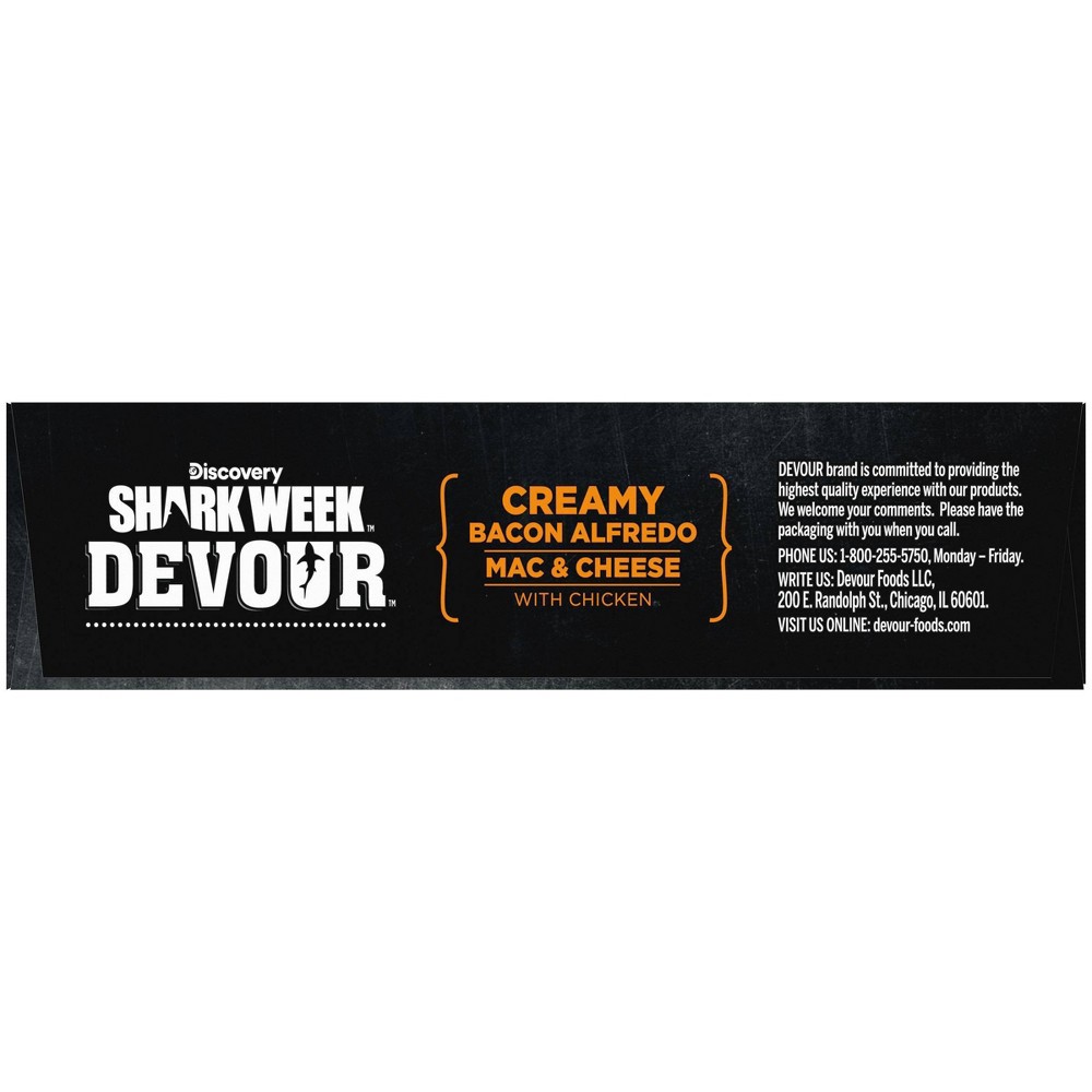 DEVOUR Creamy Bacon Alfredo Mac & Cheese with Chicken Frozen Meal 10 oz