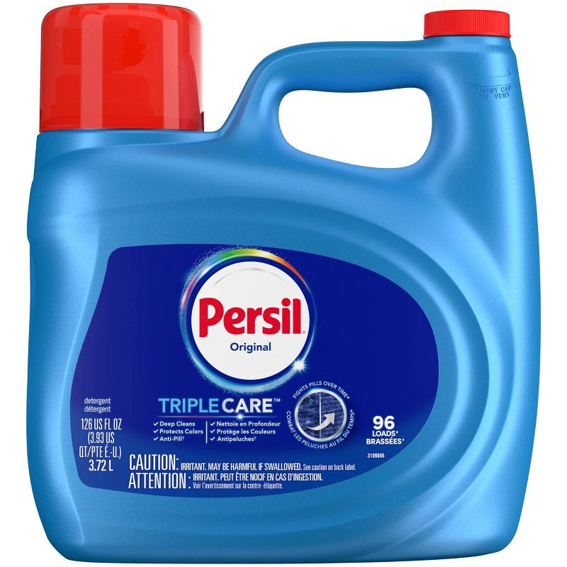 slide 1 of 10, Persil Original HE Deep Cleaning Concentrated Liquid Laundry Detergent 96 Loads - 126 fl oz, 126 fl oz