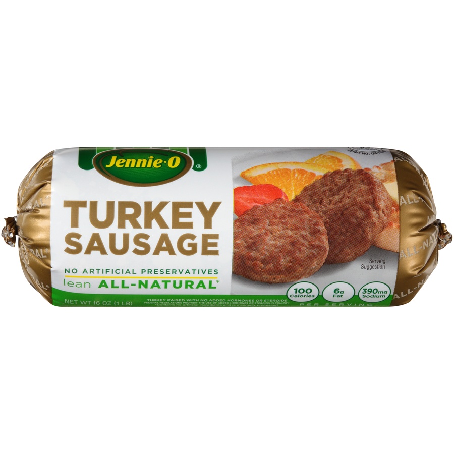 slide 1 of 6, Jennie-O Mild Turkey Breakfast Sausage, 16 oz