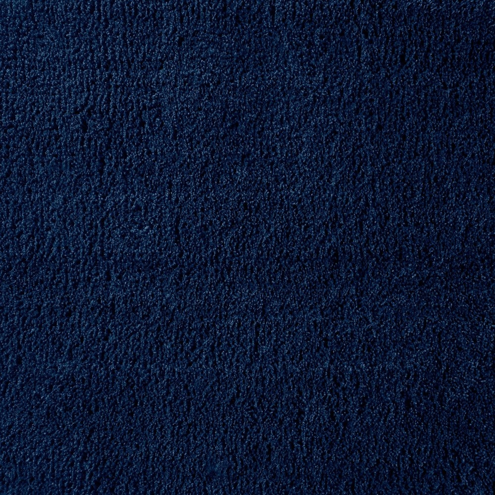 slide 3 of 3, 18"x21" Elongated Toilet Lid Cover Dark Blue - Threshold Signature, 1 ct