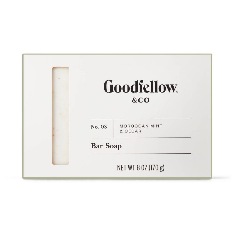 slide 1 of 4, Bar Soap Moroccan Mint and Cedar - 6oz - Goodfellow & Co™, 6 oz