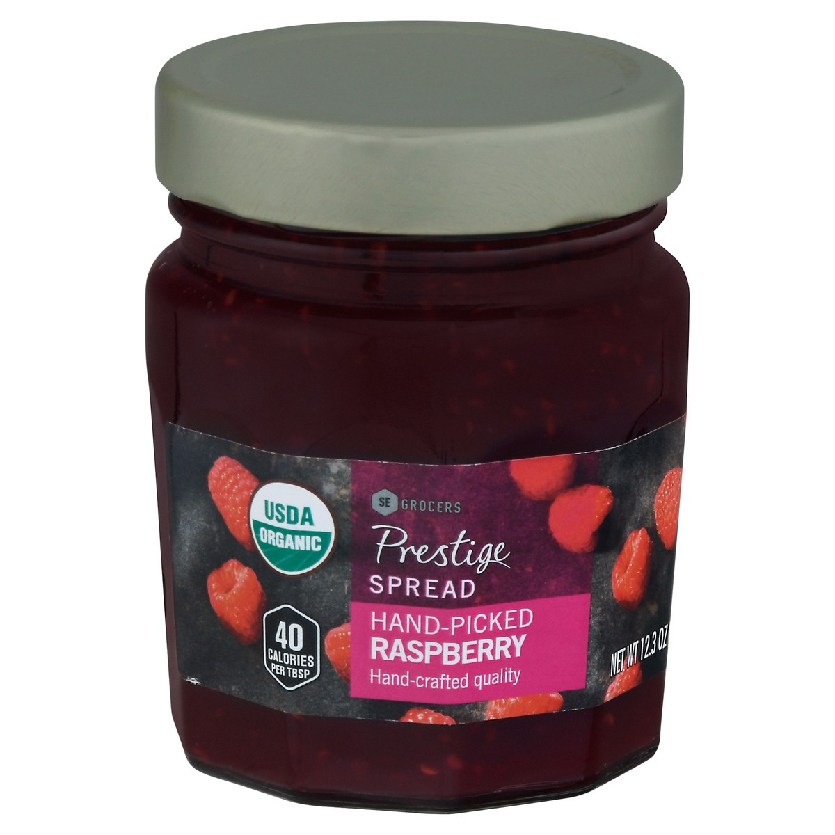 slide 3 of 14, SE Grocers  Prestige Red Raspberry Spread, 12.3 oz