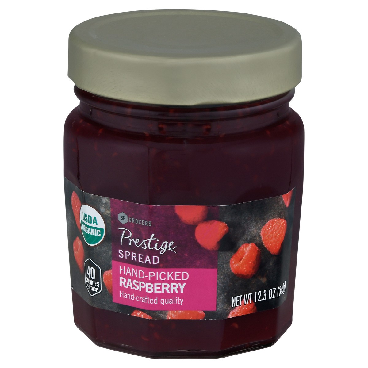 slide 7 of 14, SE Grocers  Prestige Red Raspberry Spread, 12.3 oz