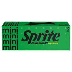 Sprite Zero Sugar Fridge Pack Cans, 7.5 fl oz, 10 Pack