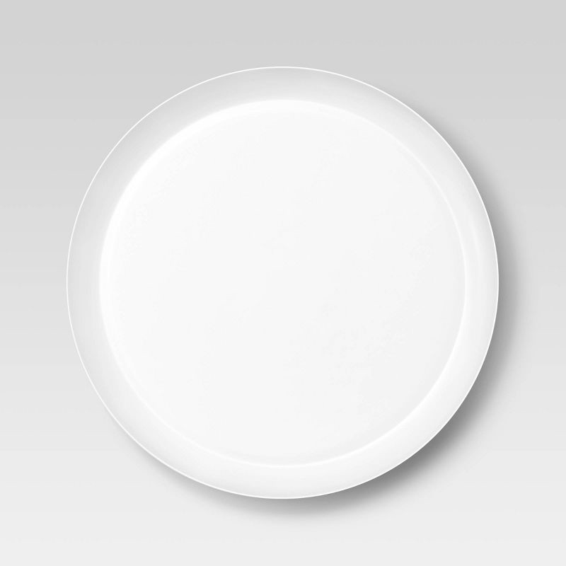 slide 3 of 3, 10.5" Plastic Round Dinner Plate Cream - Made By Design™: BPA-Free, Microwave & Dishwasher Safe, Solid Off-White, 1 ct