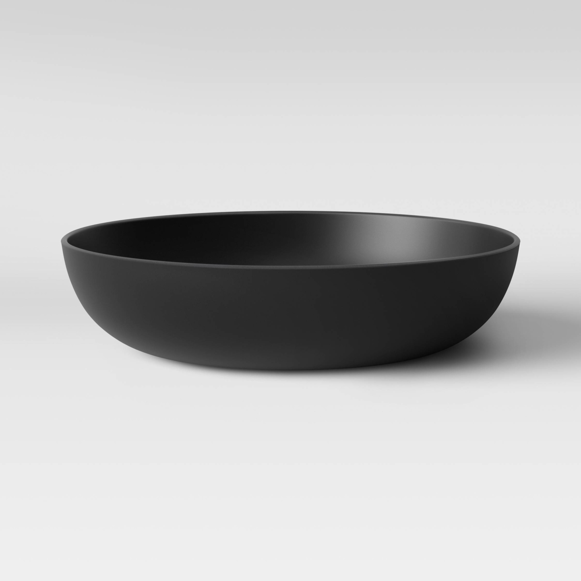 slide 1 of 3, 40.5oz Plastic Dinner Bowl Black - Room Essentials, 1 ct