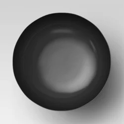 140oz Plastic Serving Bowl Black - Made By Design™: Large Round Bowl, Microwave & Dishwasher Safe