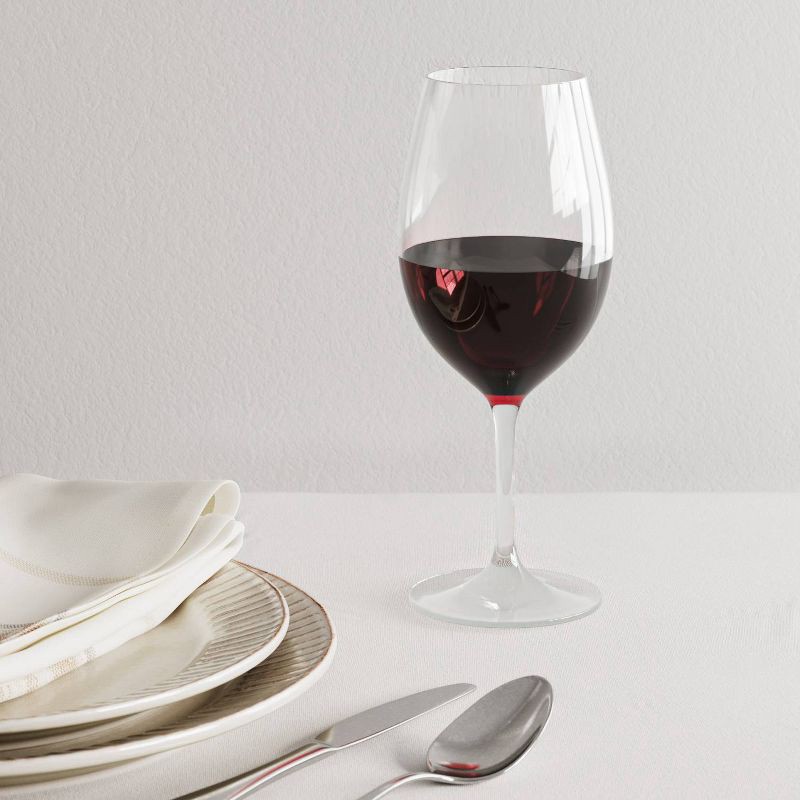slide 2 of 2, 20oz Tritan Plastic Stemmed Wine Glass - Threshold™: Copolyester, Dishwasher-Safe, Traditional Style Drinkware, 20 oz