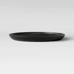 10.5" Plastic Round Dinner Plate Gray - Made By Design™
