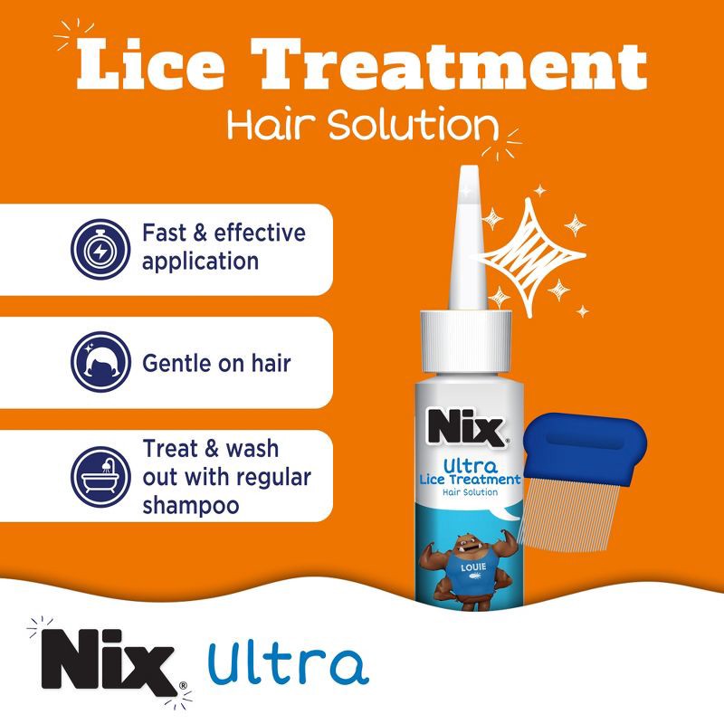 slide 4 of 9, Nix Ultra Super Lice Removal Kit Lice Removal Treatment For Hair and Home - 8.4 fl oz, 8.4 fl oz