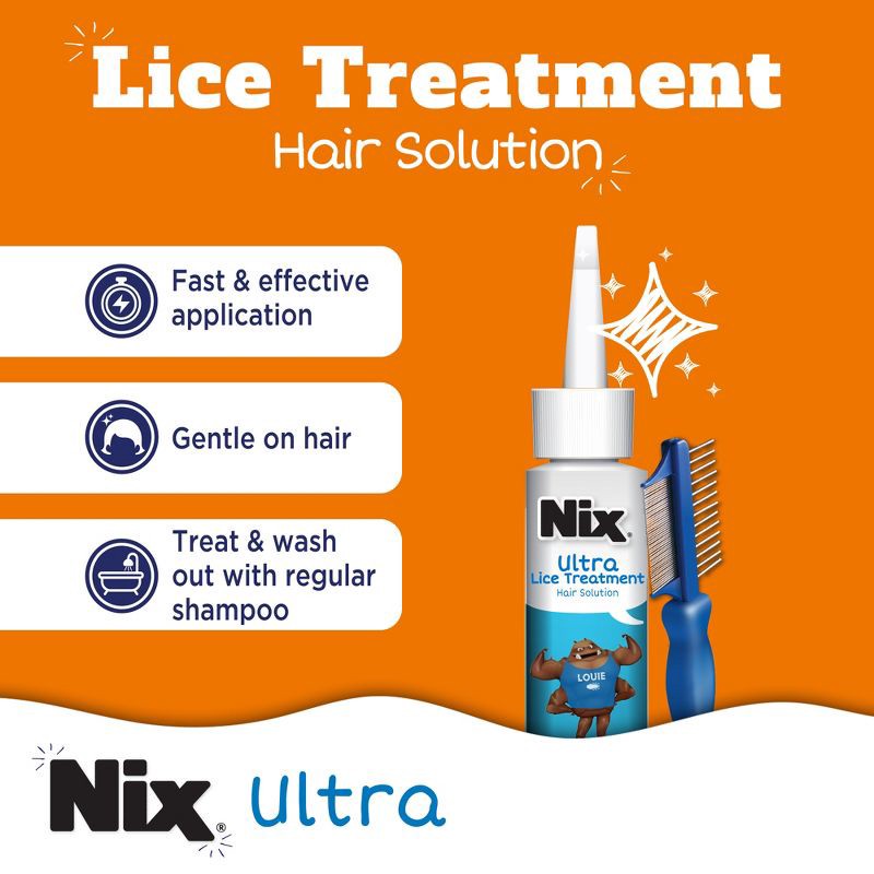slide 5 of 9, Nix Ultra Super Lice Removal Kit Lice Removal Treatment For Hair and Home - 8.4 fl oz, 8.4 fl oz