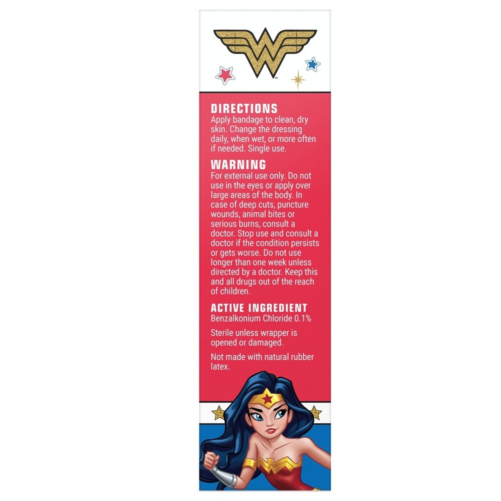 slide 9 of 11, DC Comics Wonder Woman Bandages, 20 ct