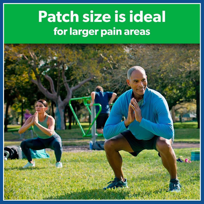 slide 4 of 7, Salonpas Large Size Pain Relieving Patch - 8 Hour Pain Relief - 6ct, 6 ct