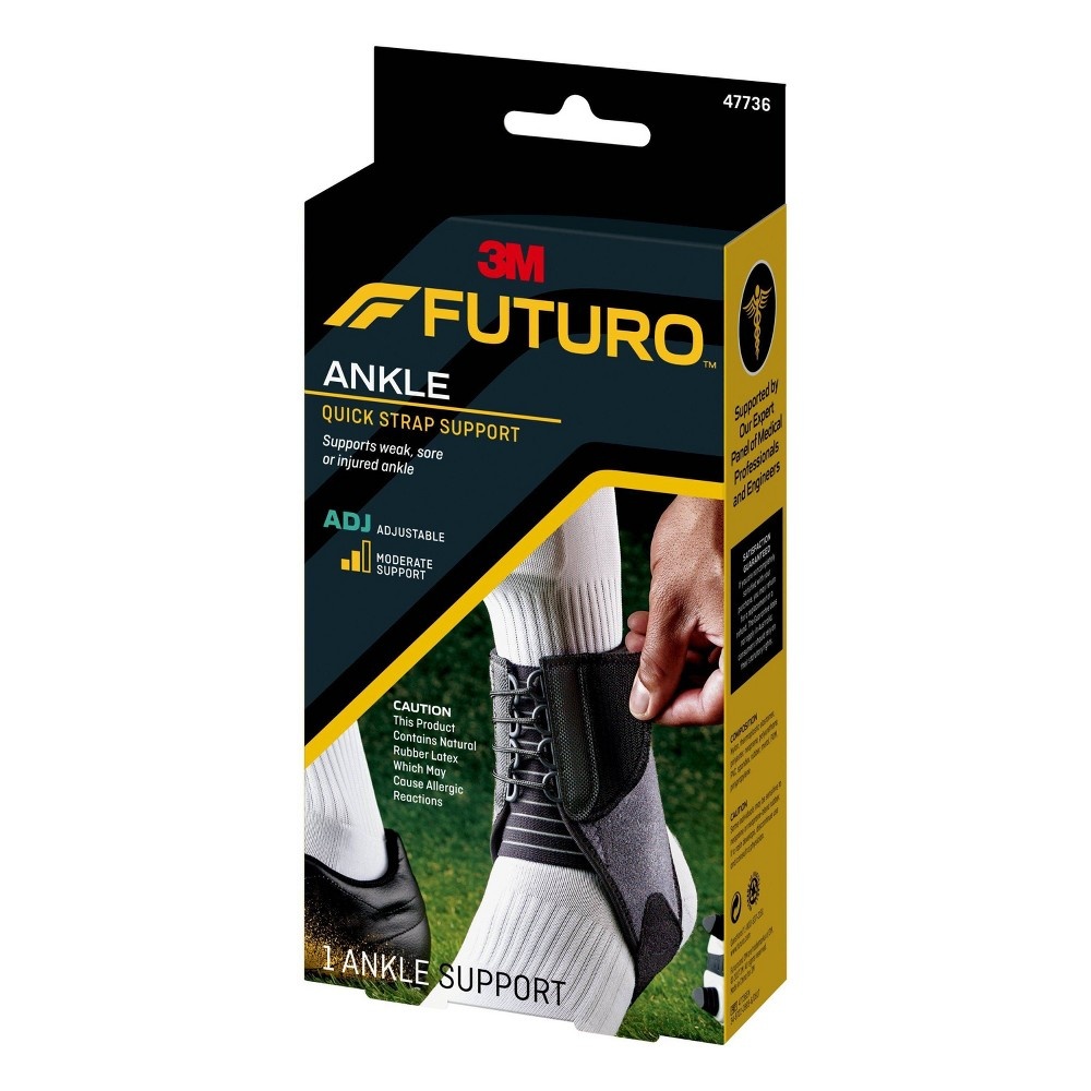 slide 2 of 3, FUTURO Quick Strap Ankle Support, 1 ct