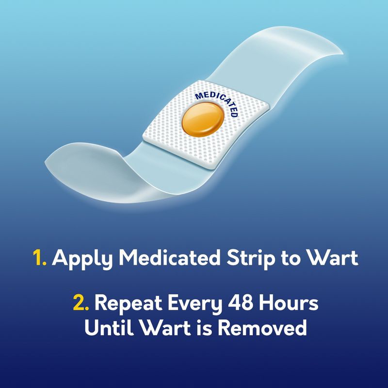 slide 6 of 7, Compound W Maximum Strength One Step Invisible Wart Remover Strips - 14 ct, 14 ct