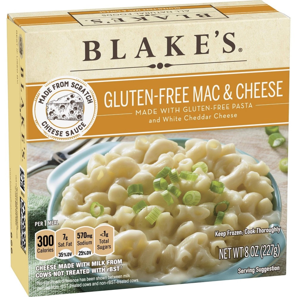 slide 2 of 3, Blake's All Natural Gluten Free Frozen Mac & Cheese, 8 oz