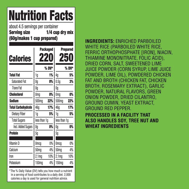 slide 4 of 4, Cilantro Lime Dry Rice Mix - 9.7oz - Good & Gather™, 9.7 oz