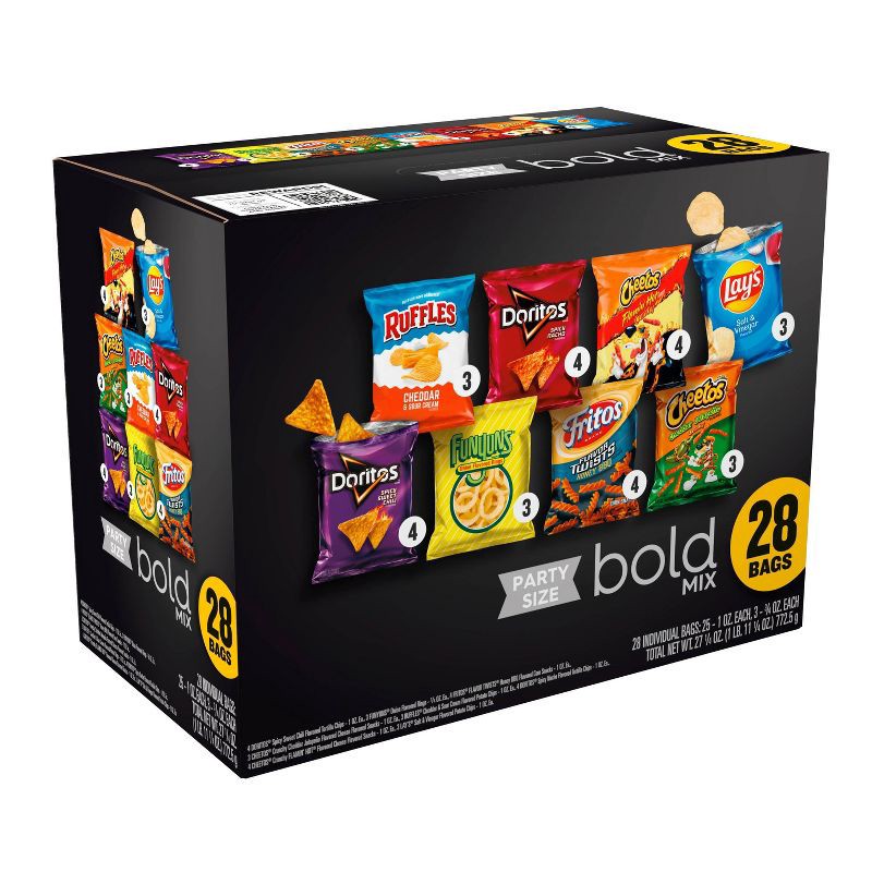 slide 8 of 9, Frito-Lay Bold Variety Party Mix - 27.25oz/28ct, 27.25 oz, 28 ct