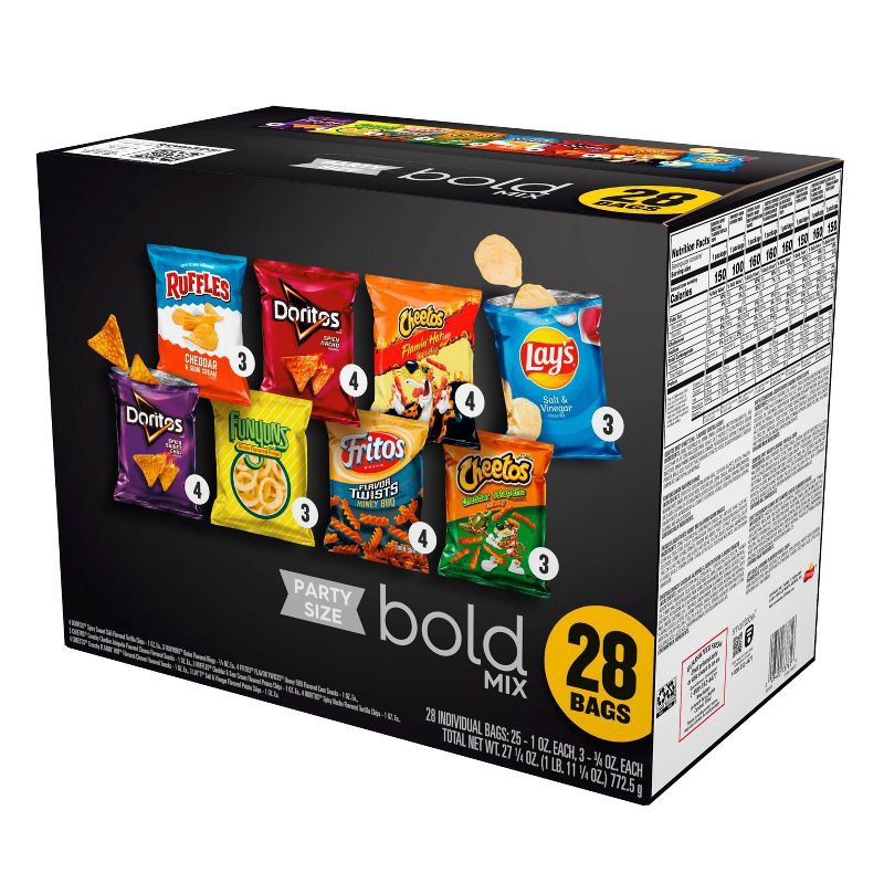 slide 9 of 9, Frito-Lay Bold Variety Party Mix - 27.25oz/28ct, 27.25 oz, 28 ct
