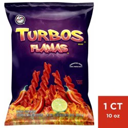 Sabritas Turbos Flamas Snacks - 10oz
