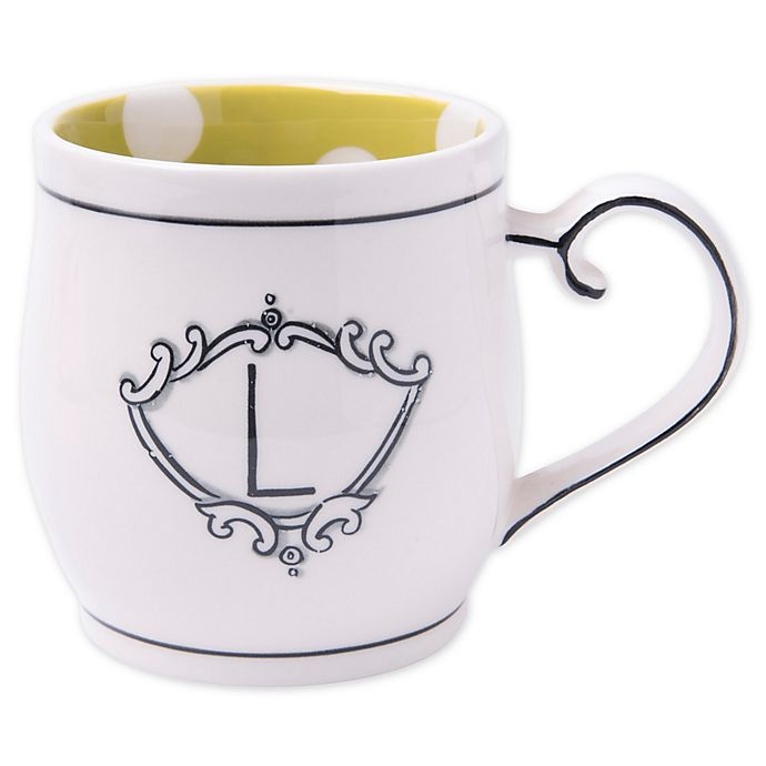 slide 1 of 1, Home Essentials Molly Hatch Monogram Letter L" Mug", 1 ct