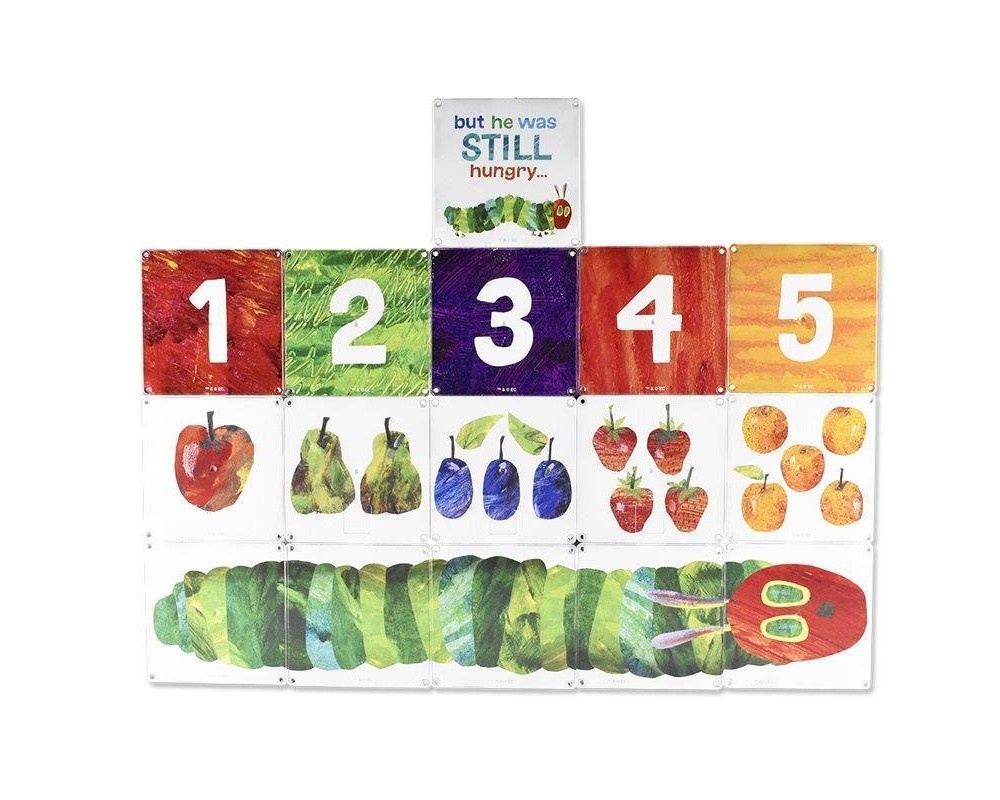 slide 2 of 5, Magna-Tiles Eric Carle Very Hungry Caterpillar, 1 ct