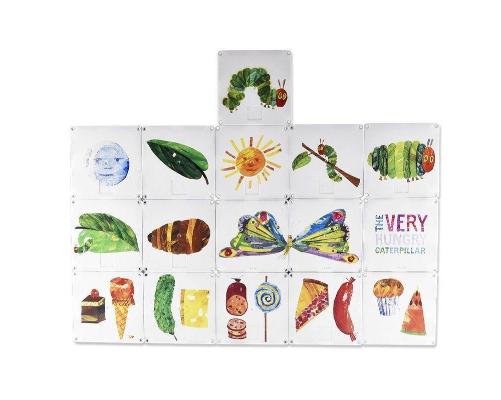 slide 4 of 5, Magna-Tiles Eric Carle Very Hungry Caterpillar, 1 ct