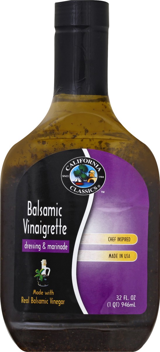 slide 4 of 13, California Classics Balsamic Vinaigrette Dressing & Marinade 32 oz, 32 oz