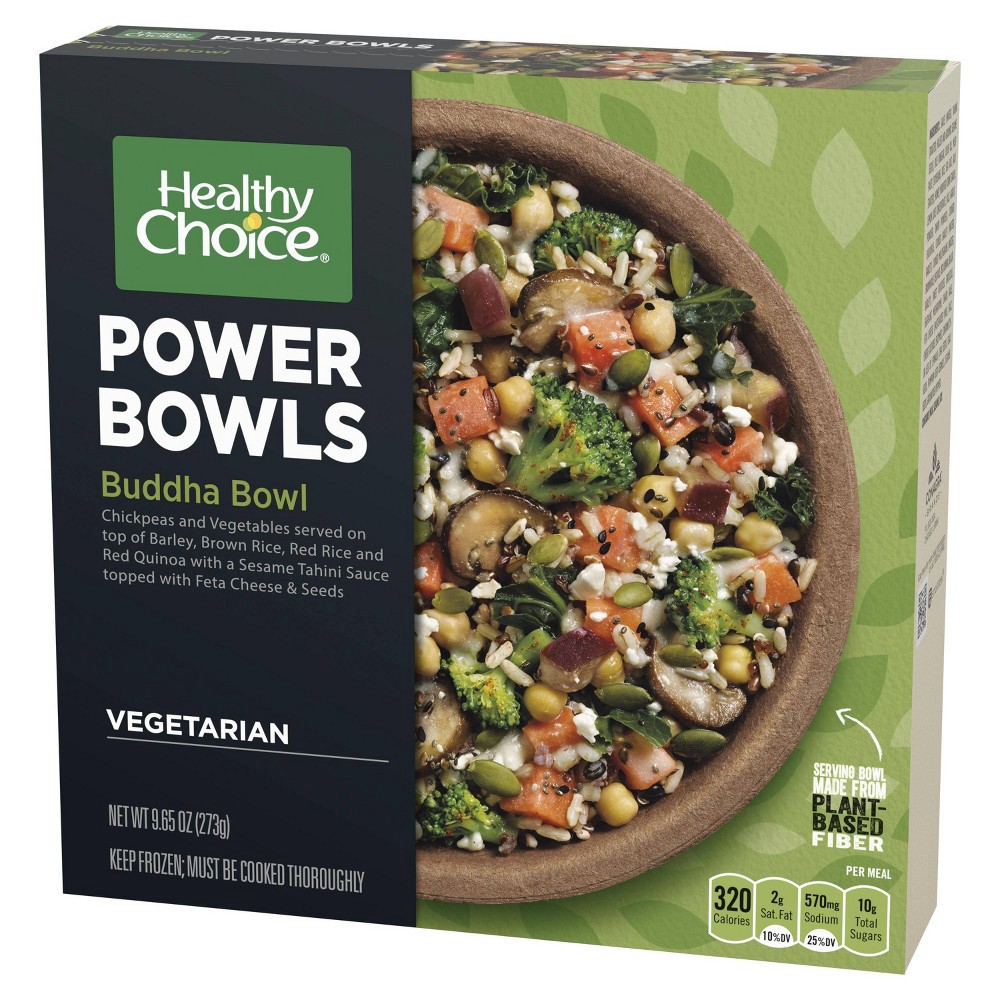 slide 3 of 5, Healthy Choice Power Bowls Vegetarian Buddha Bowl, 9.65 oz