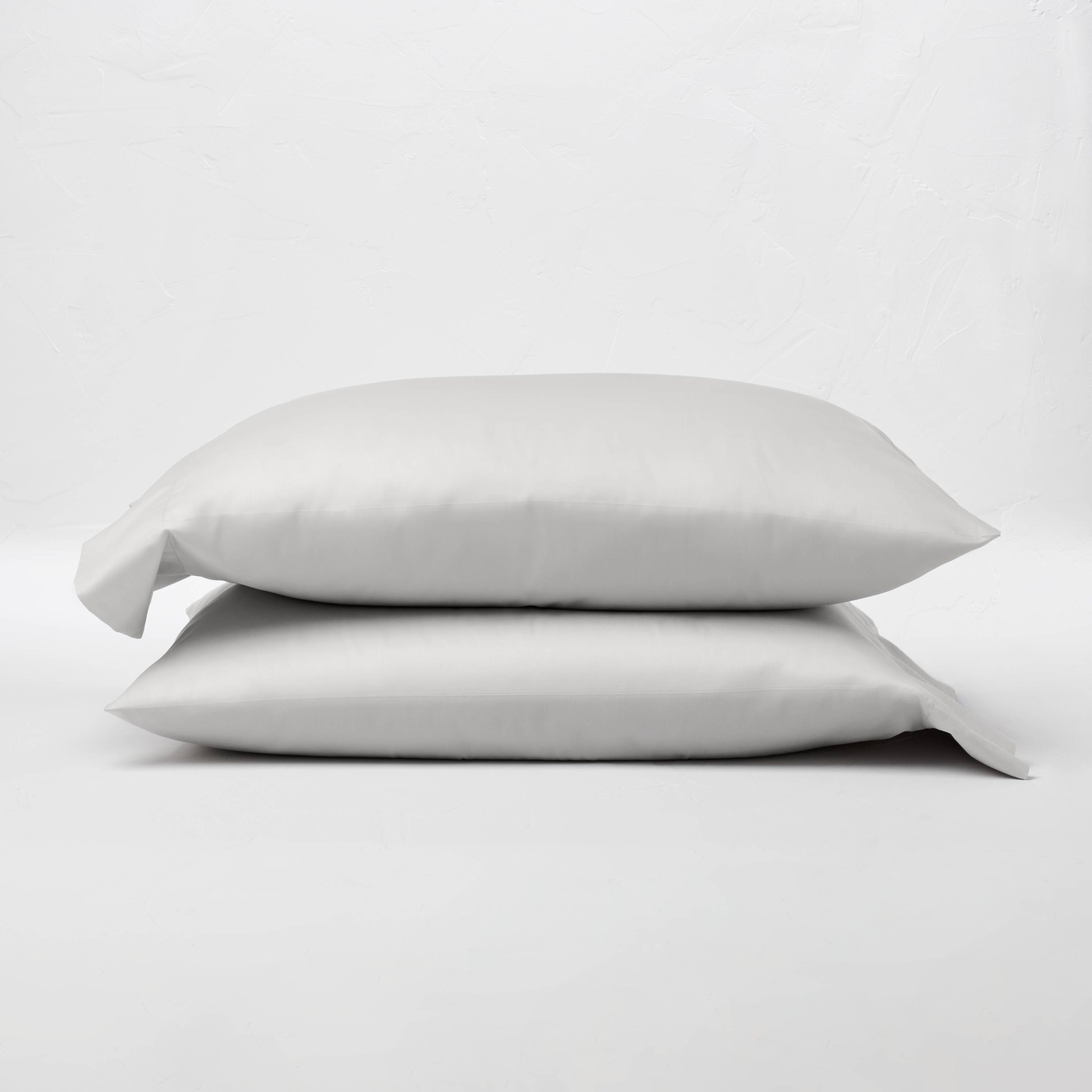 slide 1 of 4, King 300 Thread Count Temperature Regulating Solid Pillowcase Set Light Gray - Casaluna, 1 ct