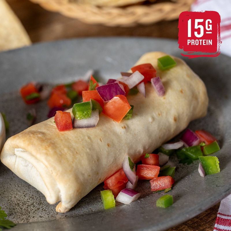 slide 7 of 14, Red's All Natural Red's Frozen Steak & Cheese Burrito - 5oz, 5 oz